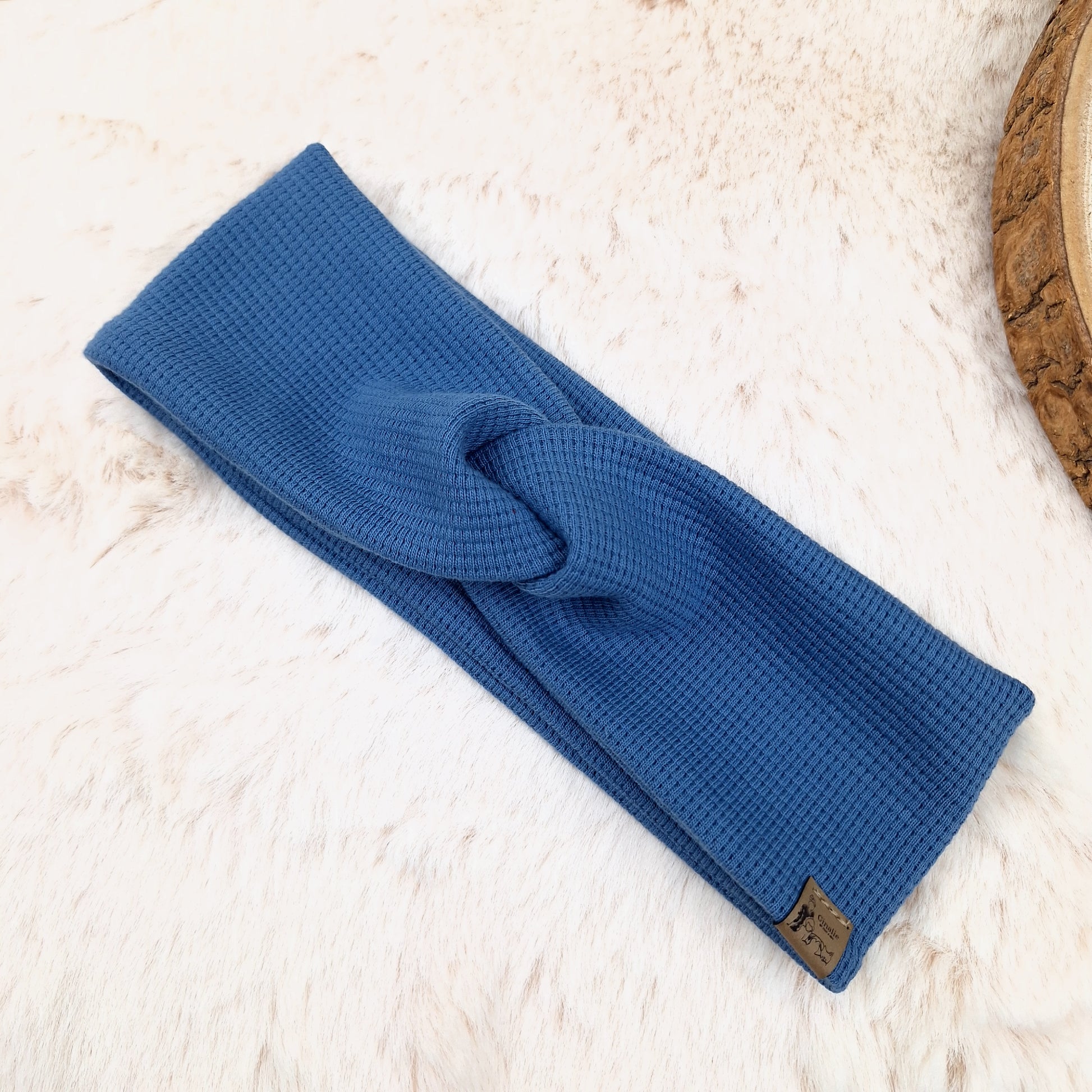 Waffeljersey Stirnband • Baby bis Erwachsene