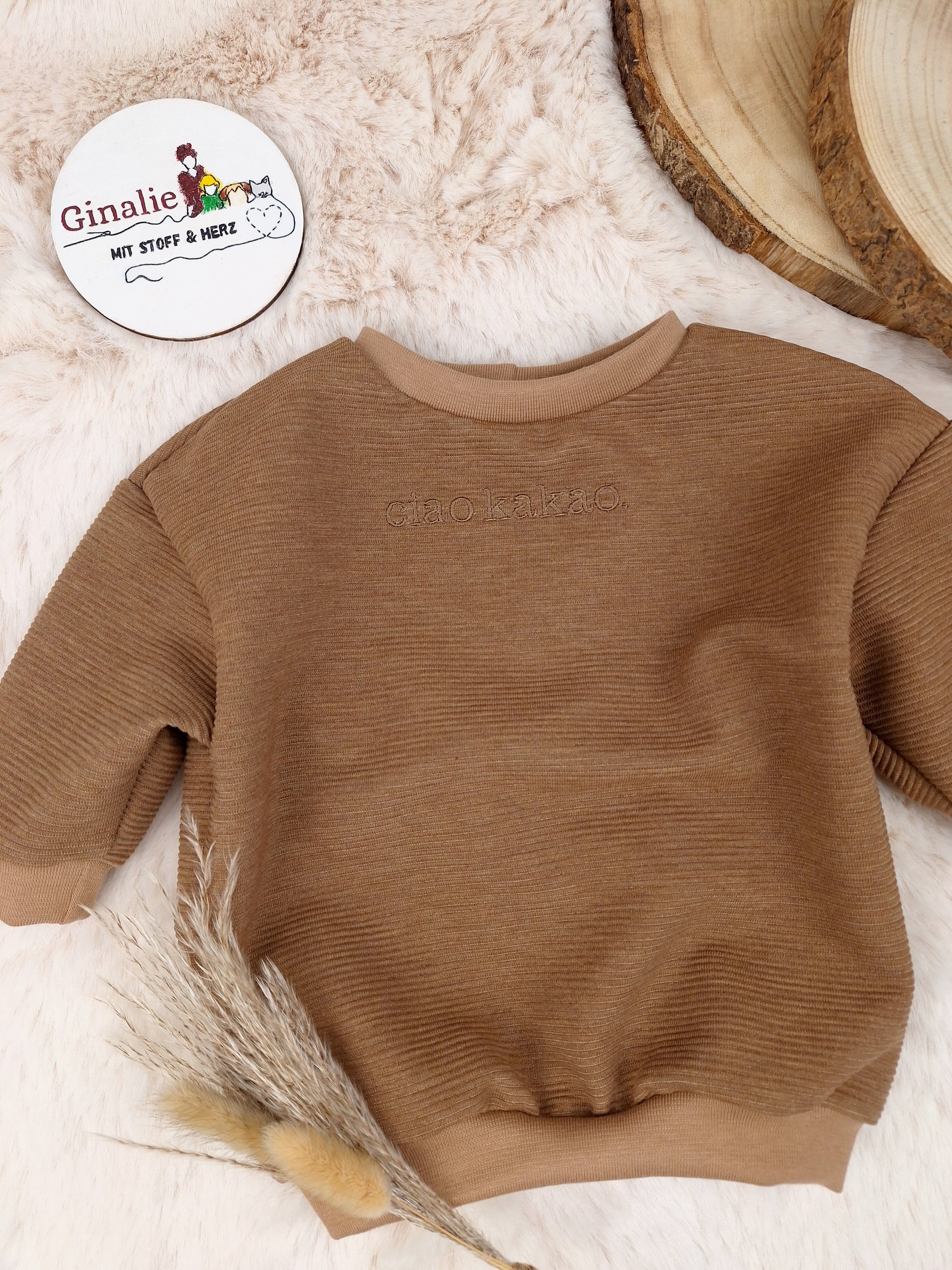 Sofortkauf Schlichter Oversized Pullover Ciao Kakao Gr. 62