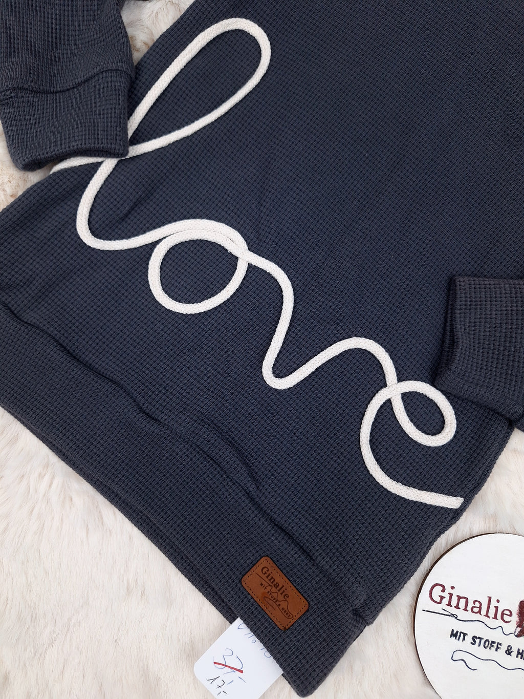 Sofortkauf Pullover love Anthrazit Gr. 98