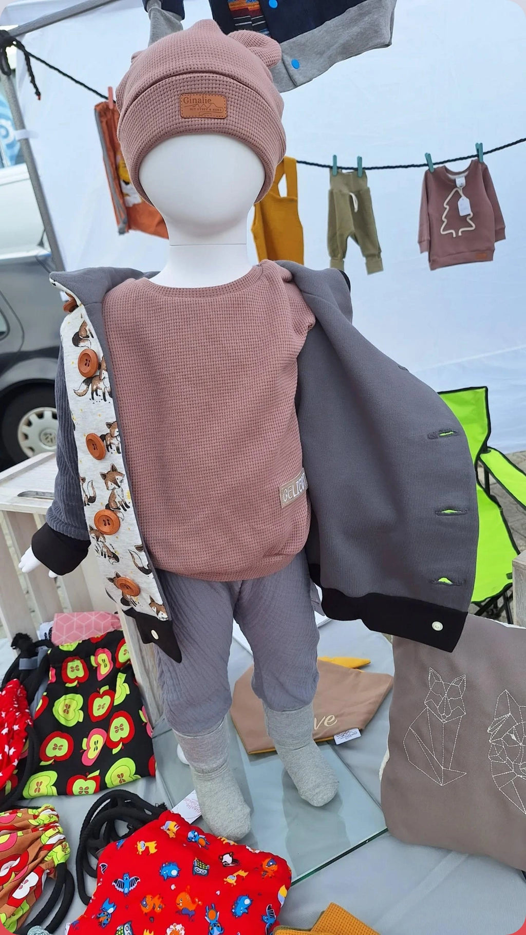 Sofortkauf Gr. 86 Fuchs Jacke Cordjersey