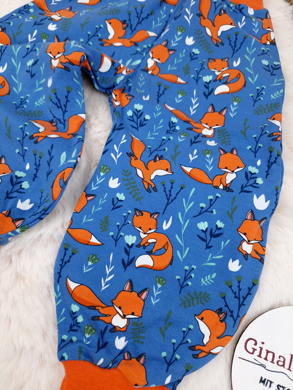 Sofortkauf Fuchs Blau Orange Pumphose Baby