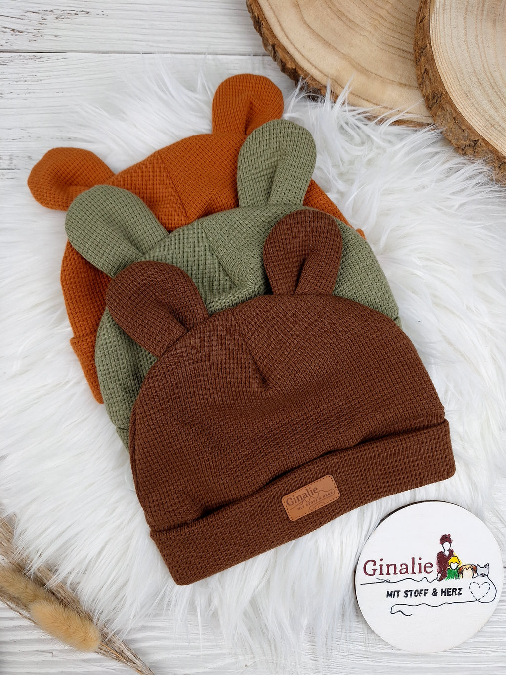 Bärenmütze aus Waffeljersey • Baby & Kleinkind (0–6 Jahre)