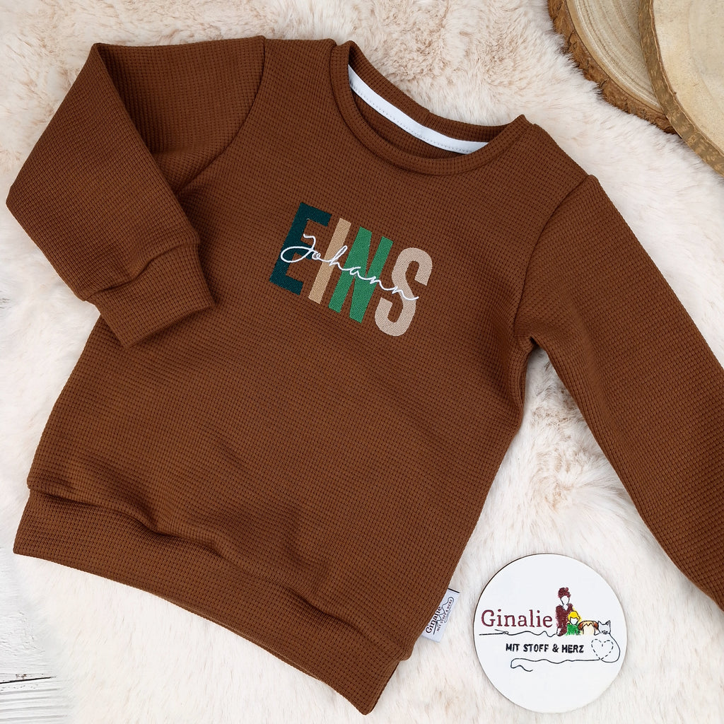 Geburtstagspullover mit Zahl