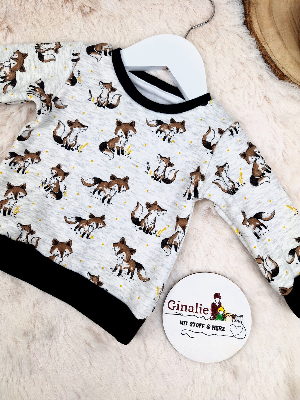 Sofortkauf Sweat Pullover Fuchs Gr. 62 & 80