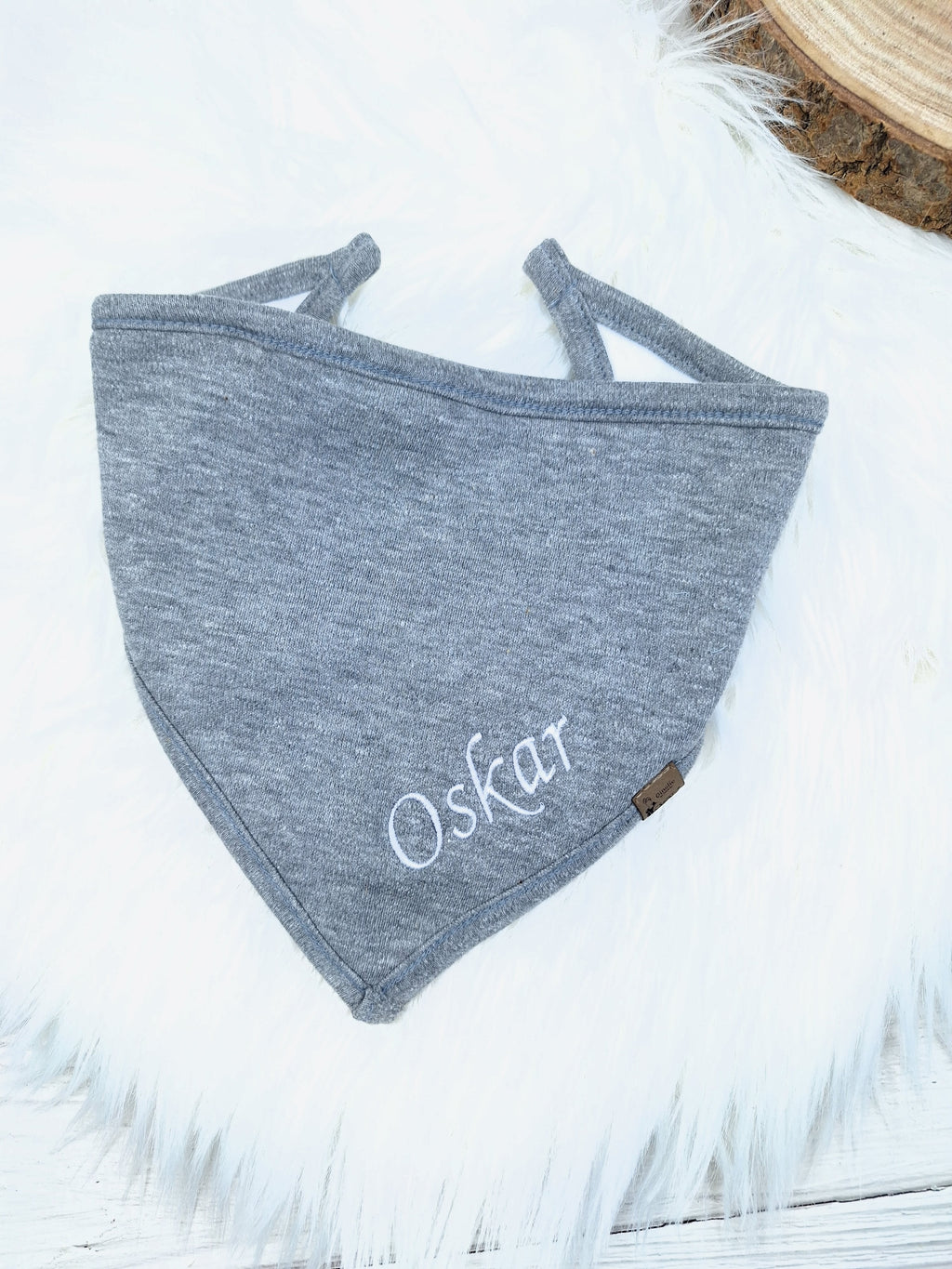 Halstuch Baby mit Namen • Bio-Baumwolle