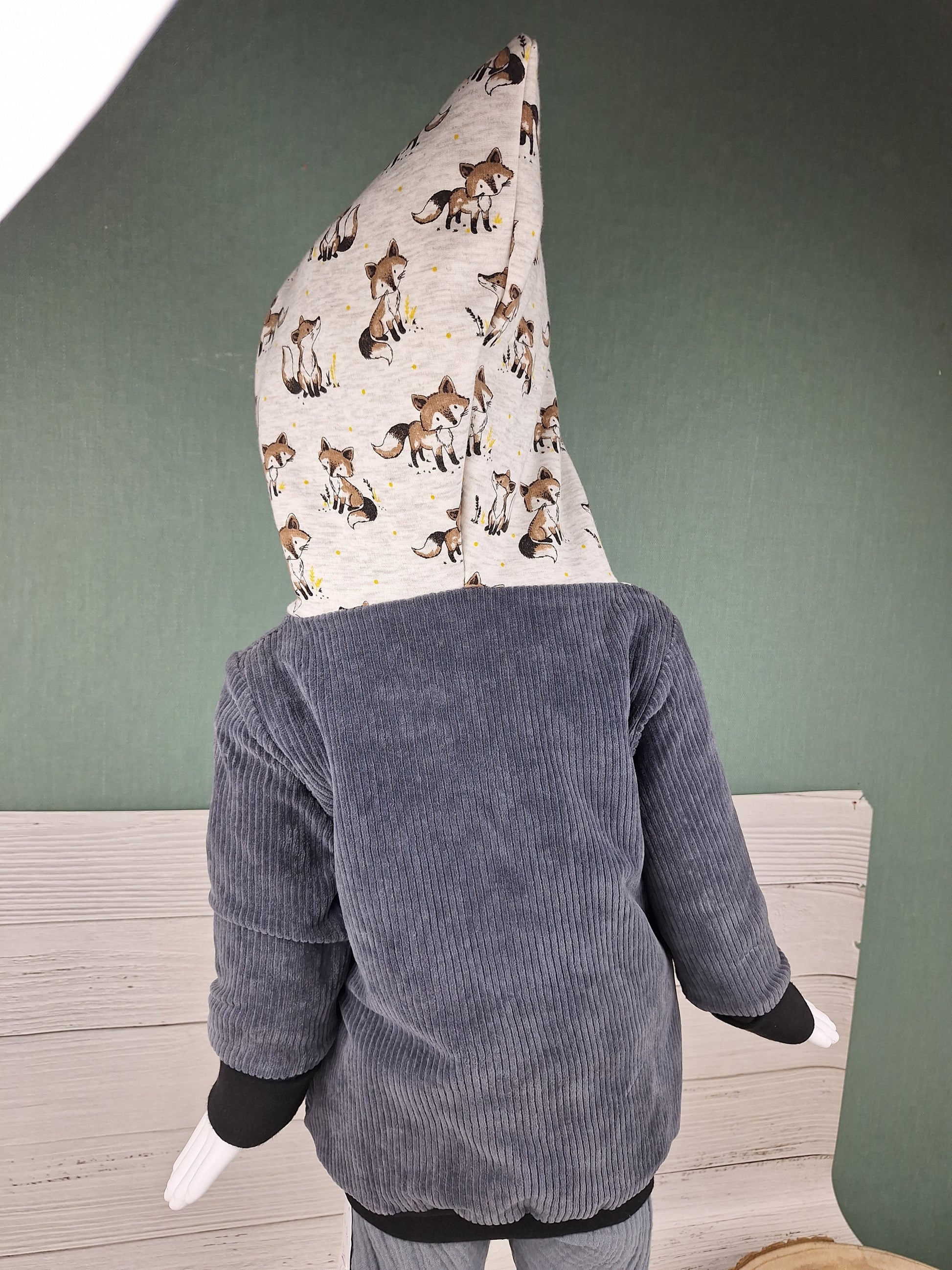 Sofortkauf Gr. 86 Fuchs Jacke Cordjersey