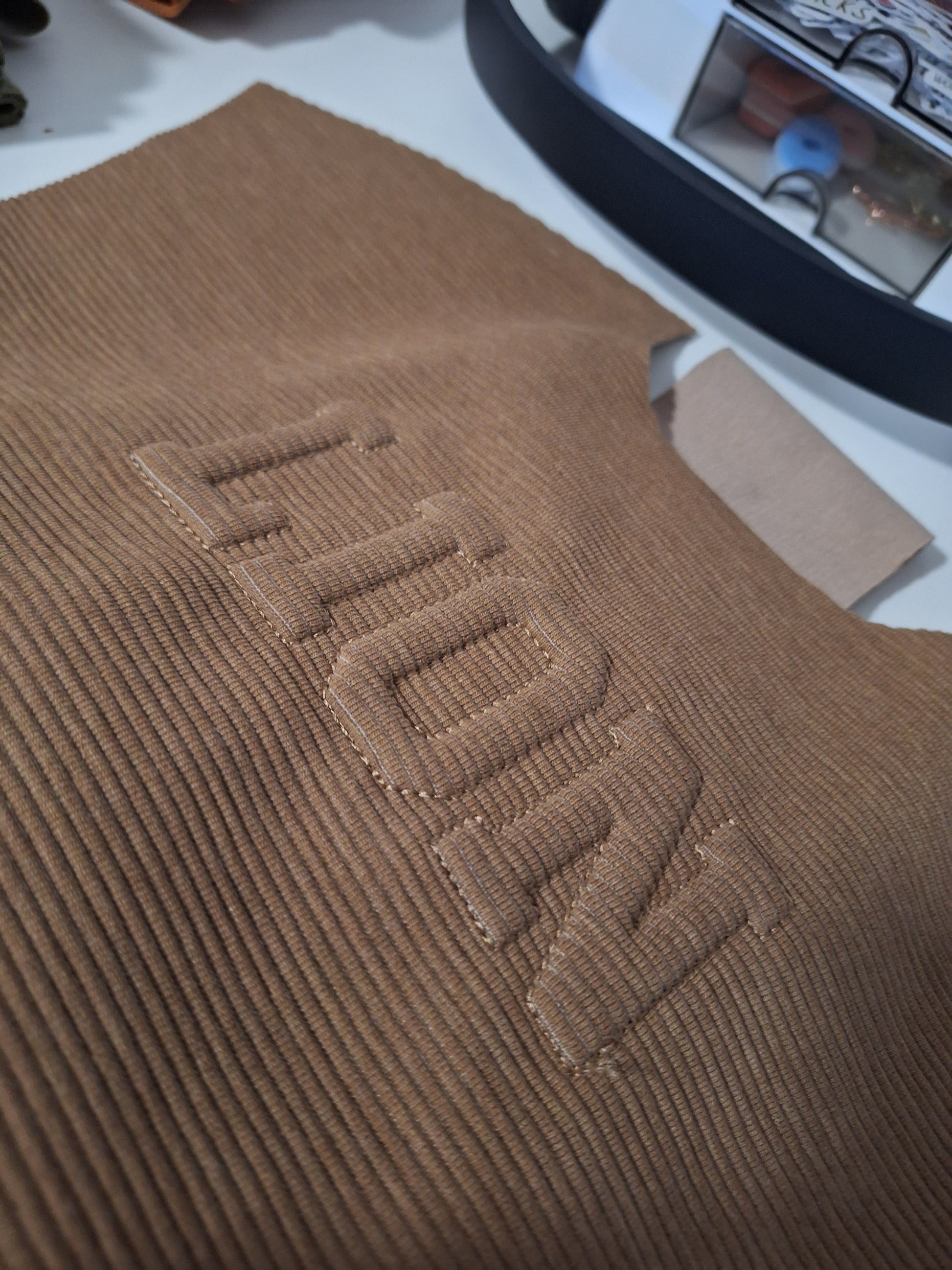 Oversized Pullover Ottoman Rib • Name in 3D-Puff-Stickerei • Baby & Kinder