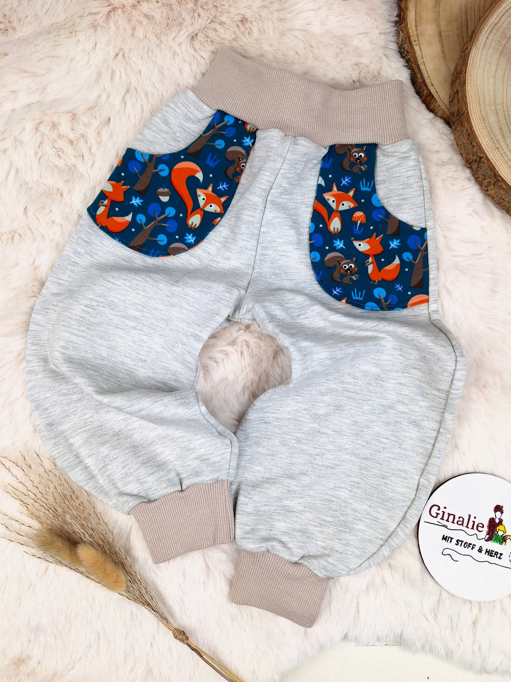 Sofortkauf Waldtiere Pumphose Baby Gr. 80