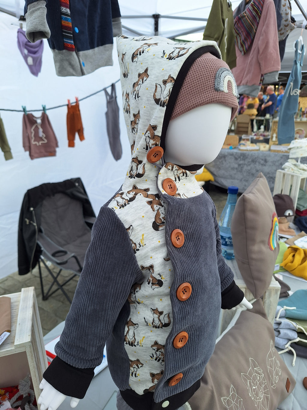 Sofortkauf Gr. 86 Fuchs Jacke Cordjersey