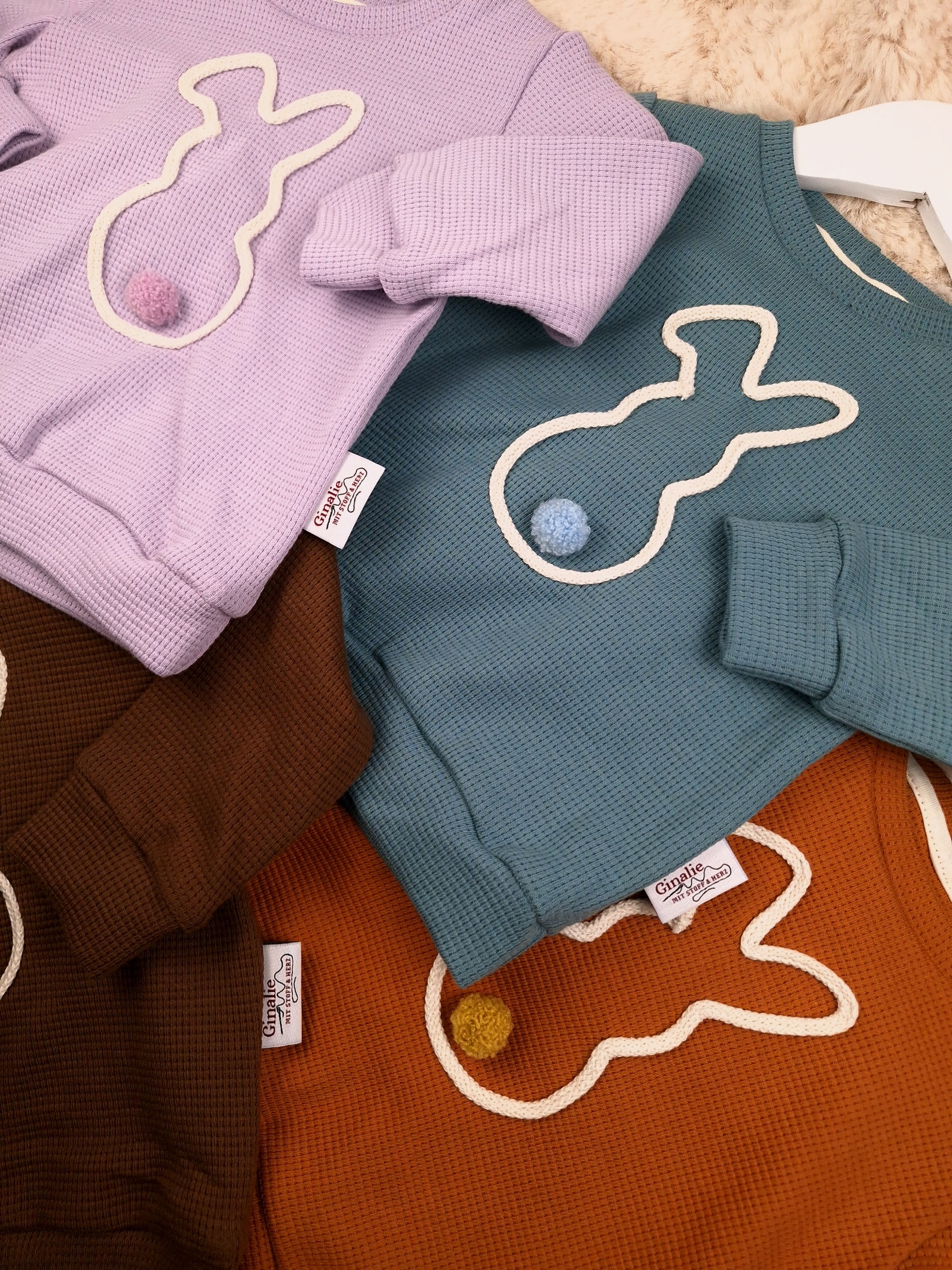 Sofortkauf Osterhasen Pullover Gr. 74