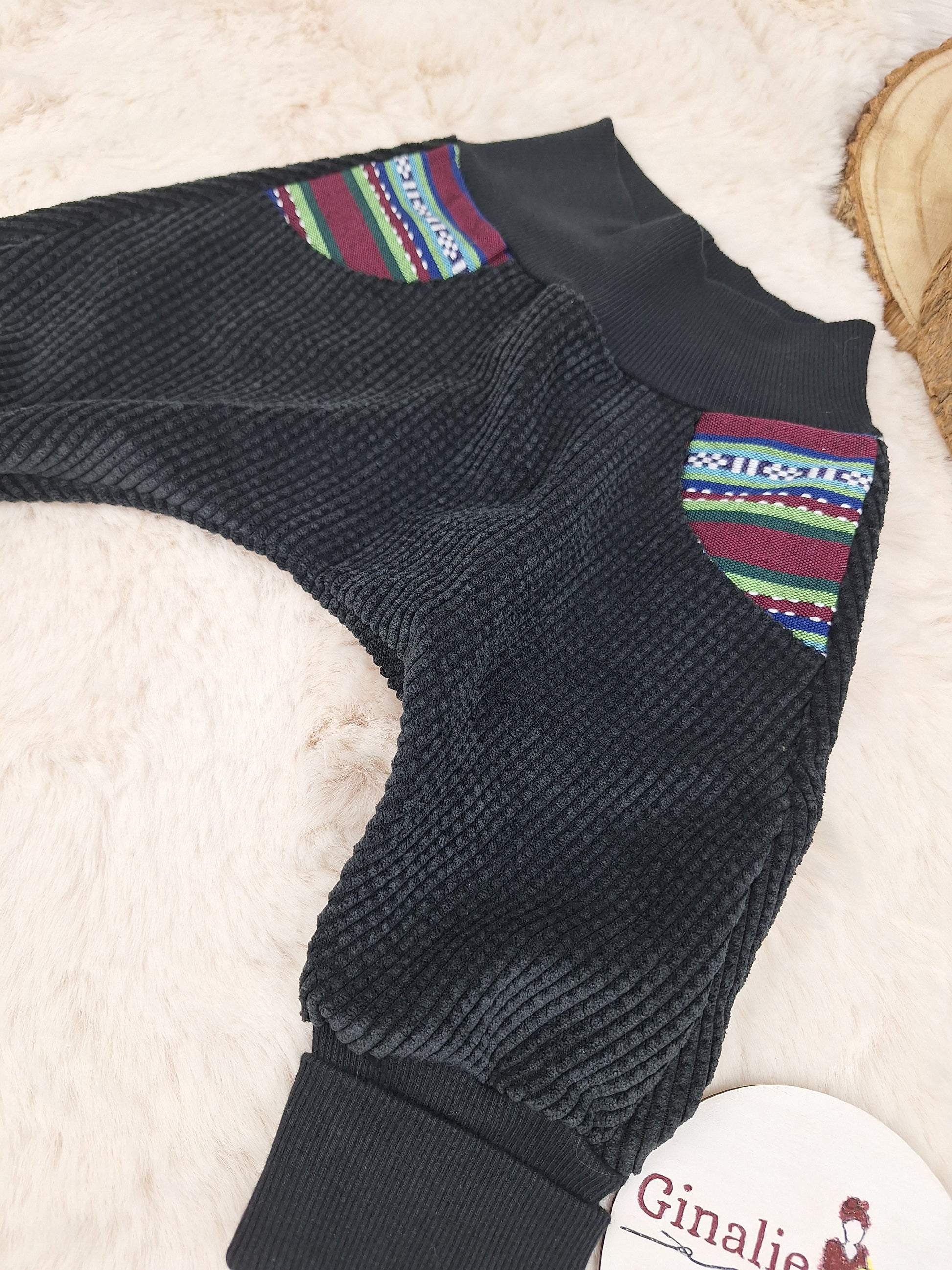 Sofortkauf Schwarze Retro Pumphose mit Taschen Baby