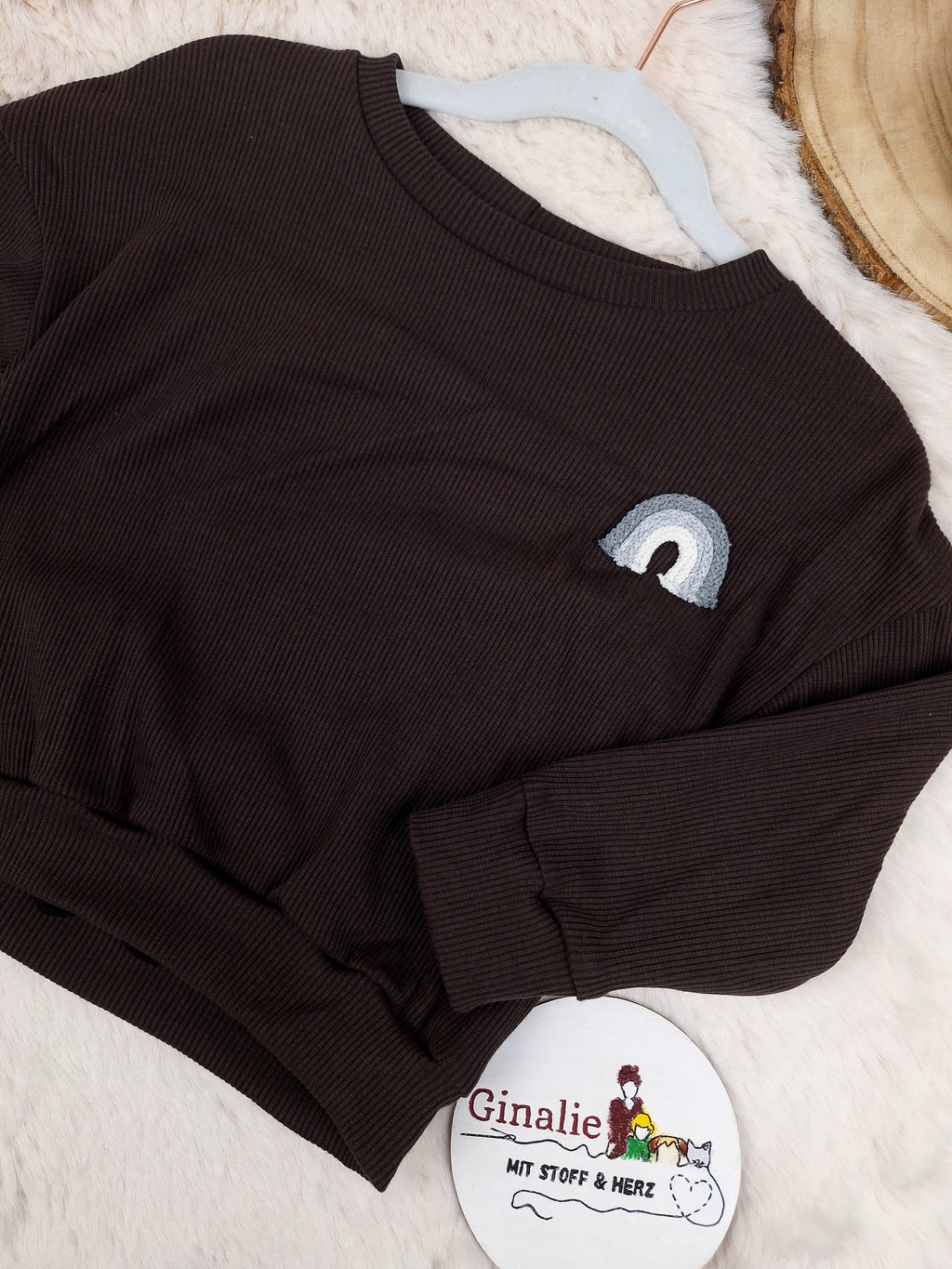 Sofortkauf Pullover Regenbogen / Pumphose Gr. 74