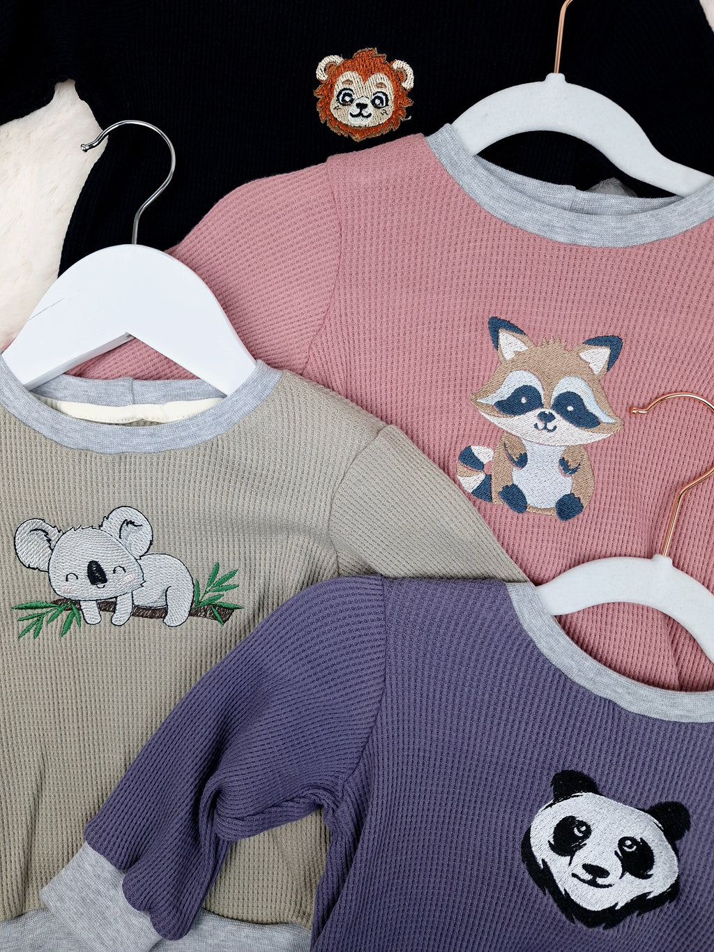 Sofortkauf Pullover Löwe Waschbär Koala Panda Gr. 74