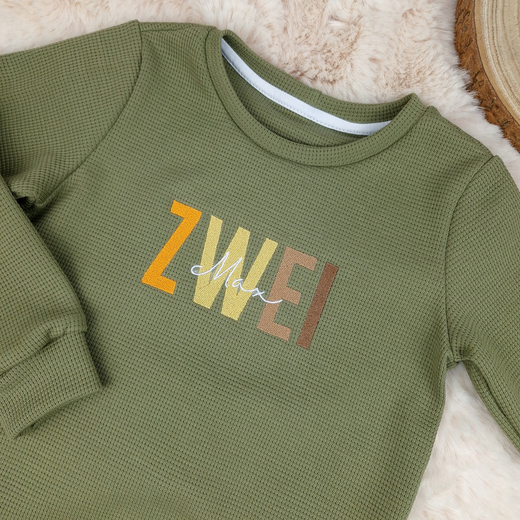 Geburtstagspullover mit Zahl