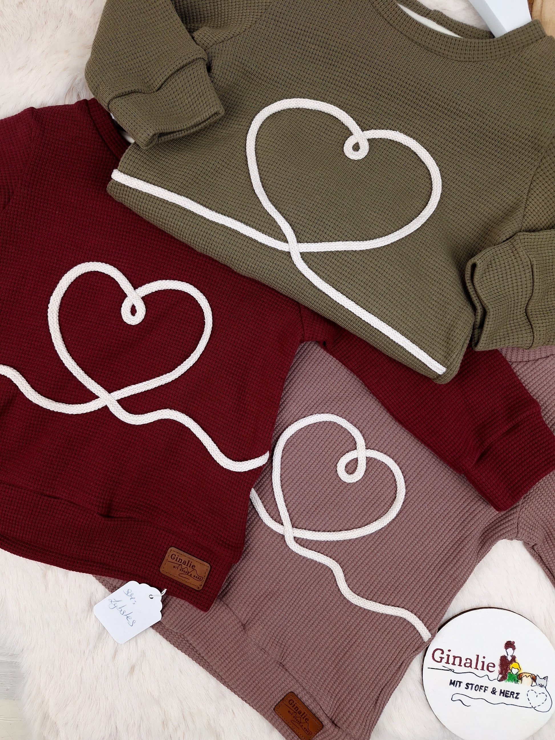Sofortkauf Pullover Herz Gr. 68, 74, 80