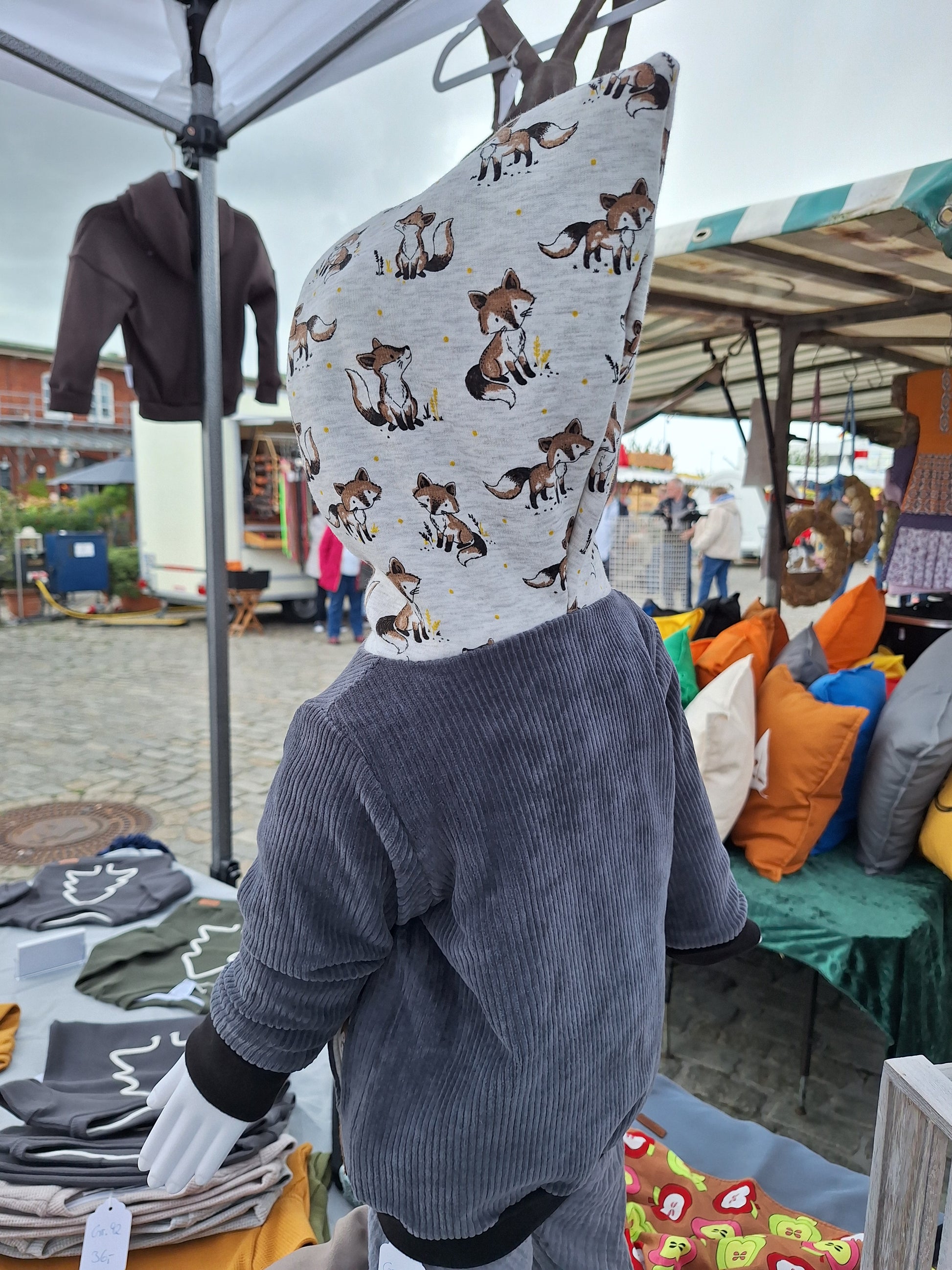 Sofortkauf Gr. 86 Fuchs Jacke Cordjersey