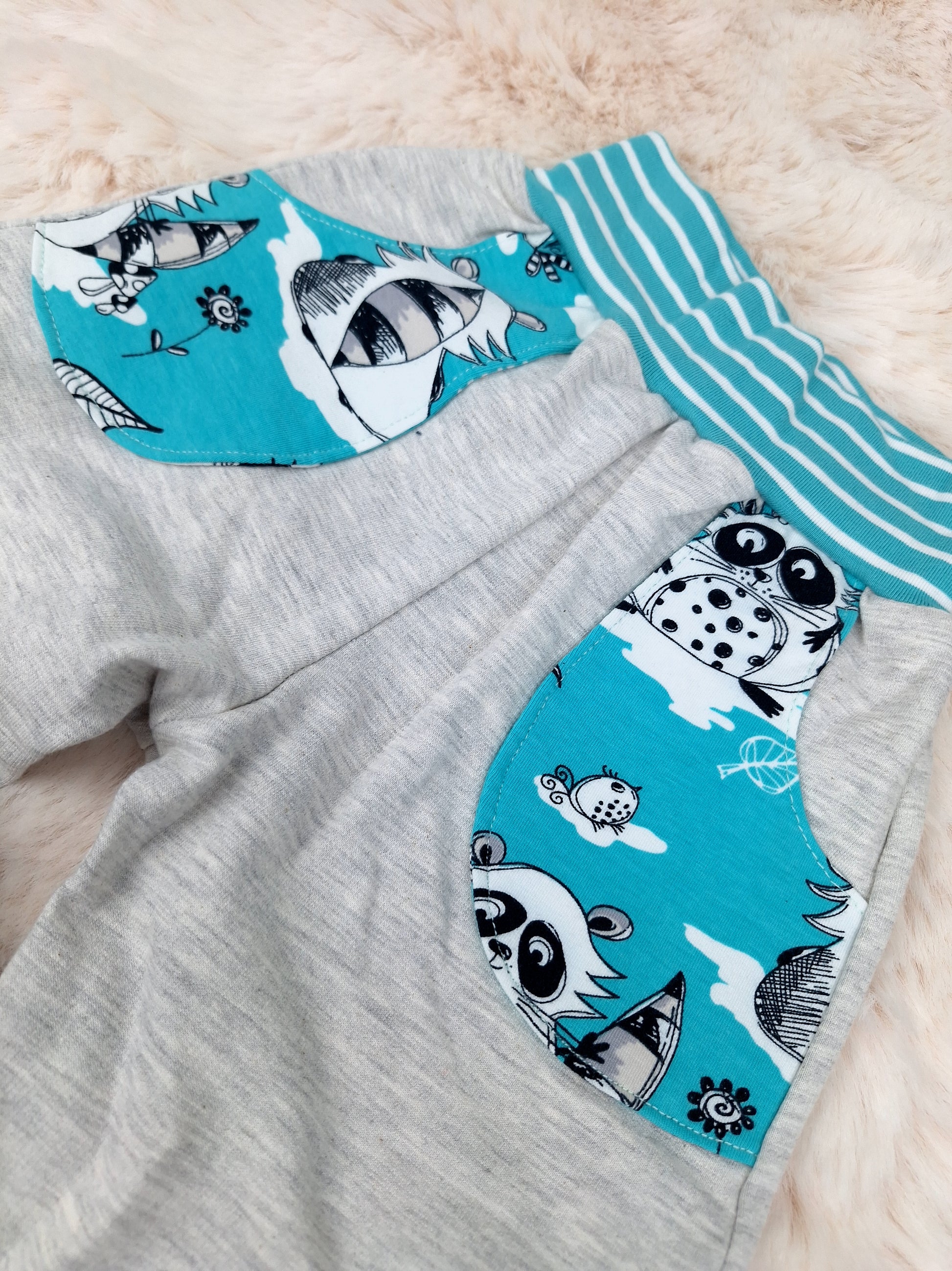 Sofortkauf Waschbären Pumphose Baby Gr. 80, 92