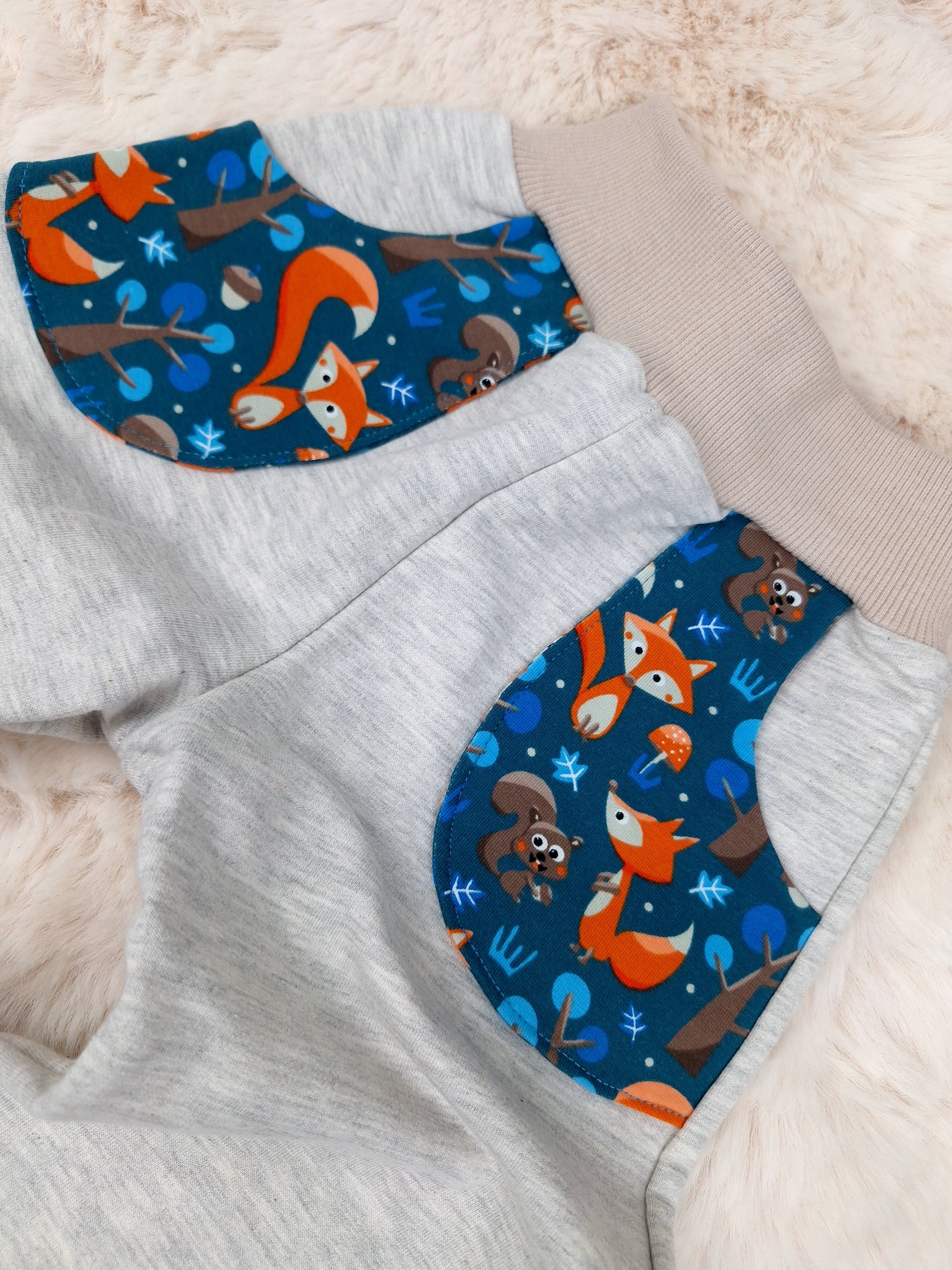 Sofortkauf Waldtiere Pumphose Baby Gr. 80