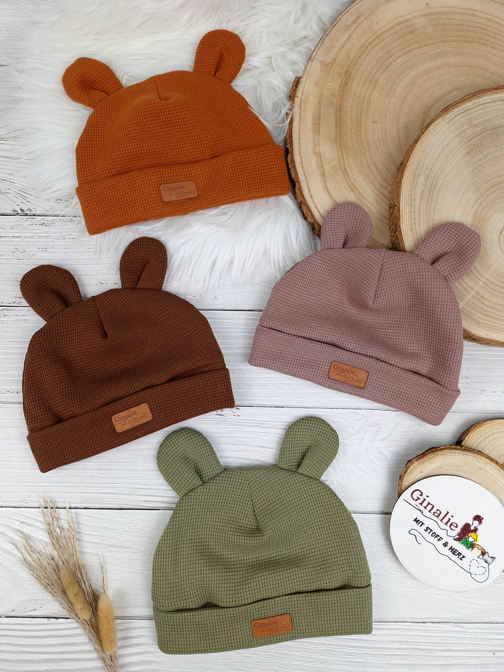 Bärenmütze aus Waffeljersey • Baby & Kleinkind (0–6 Jahre)