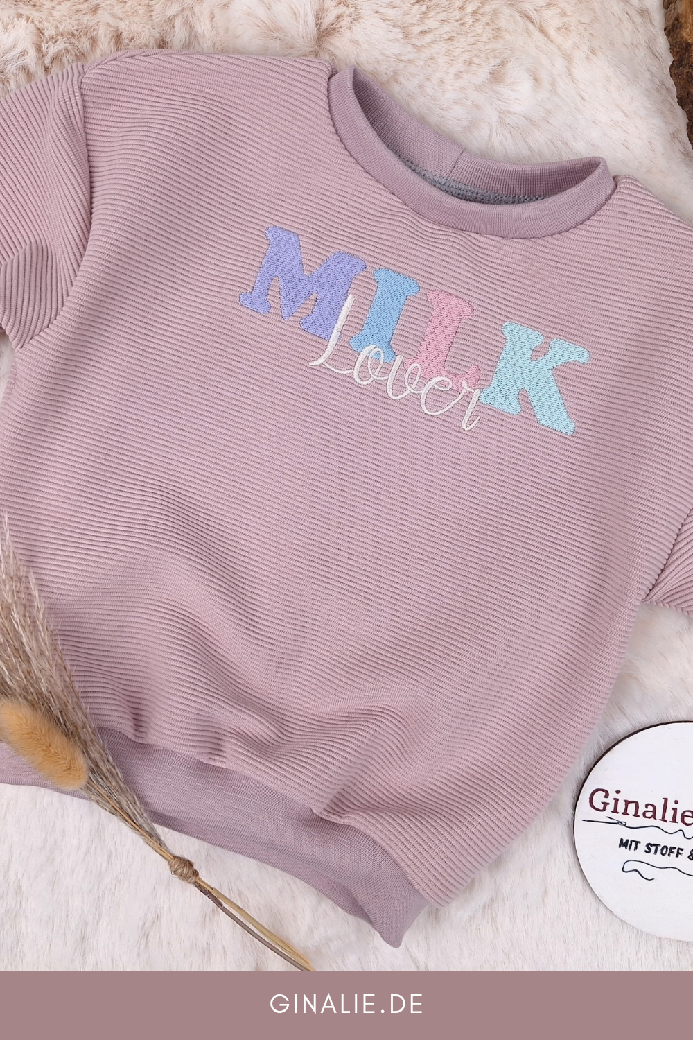 Sofortkauf Oversized Pullover Milk Lover Gr. 62