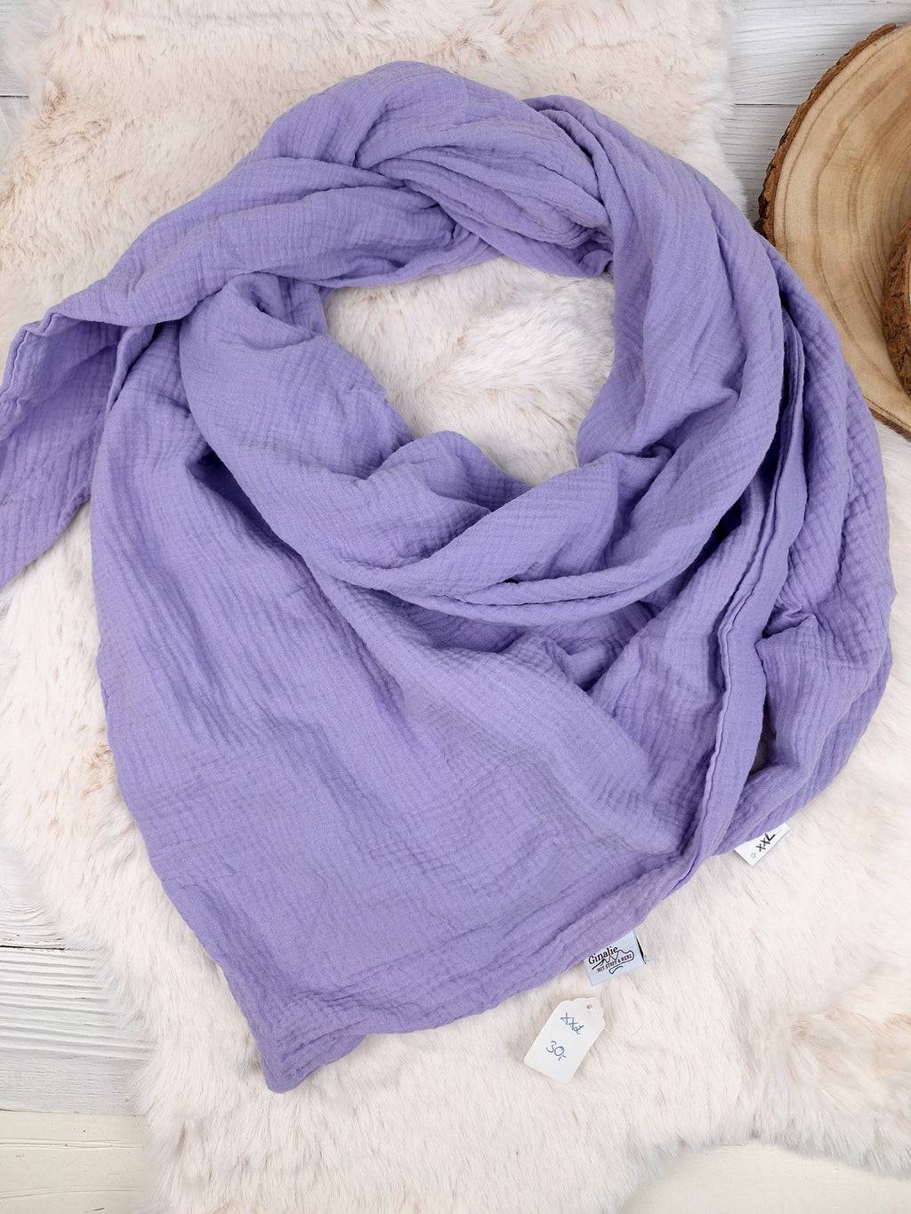 Sofortkauf Damen Schal XXL aus Musselin