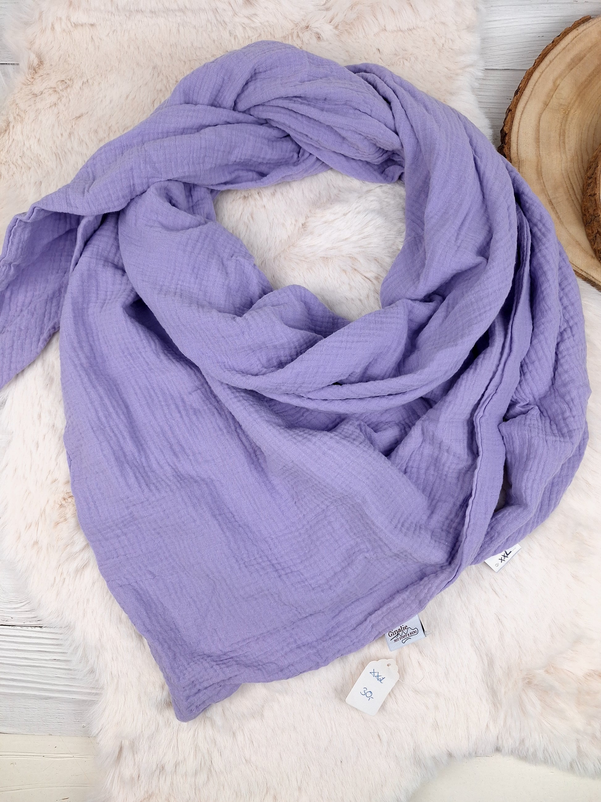 Sofortkauf Damen Schal XXL aus Musselin