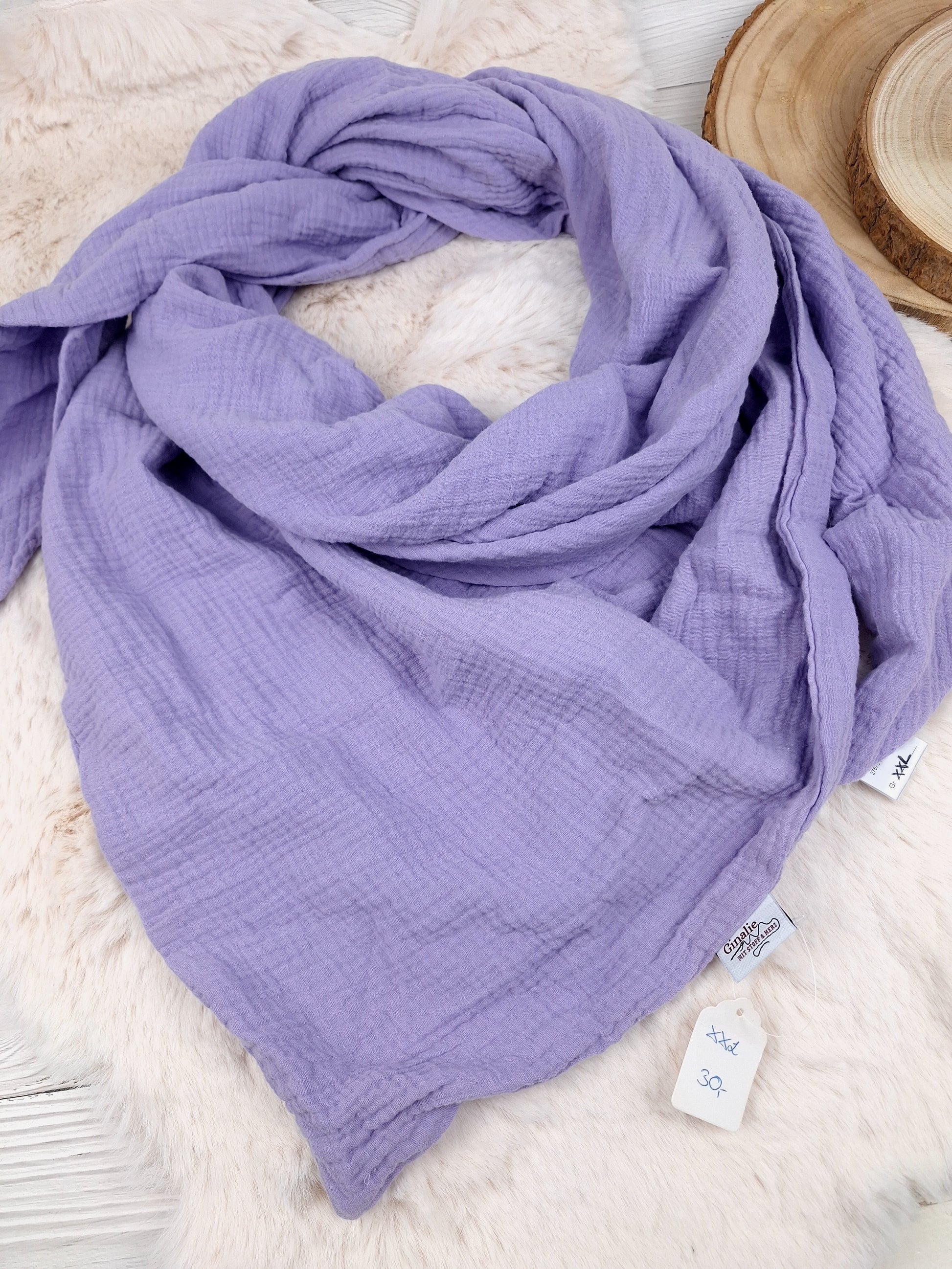 Sofortkauf Damen Schal XXL aus Musselin