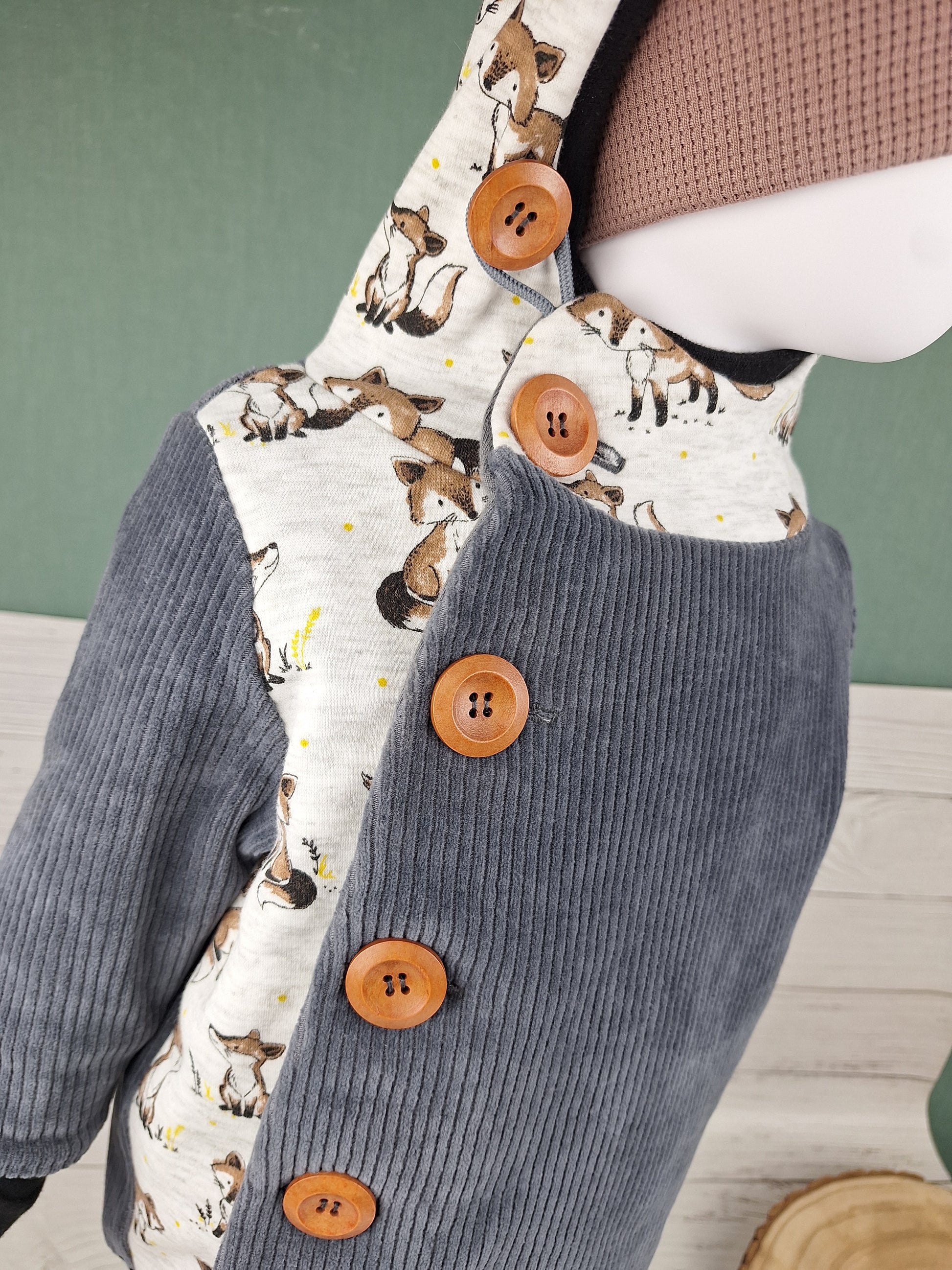 Sofortkauf Gr. 86 Fuchs Jacke Cordjersey