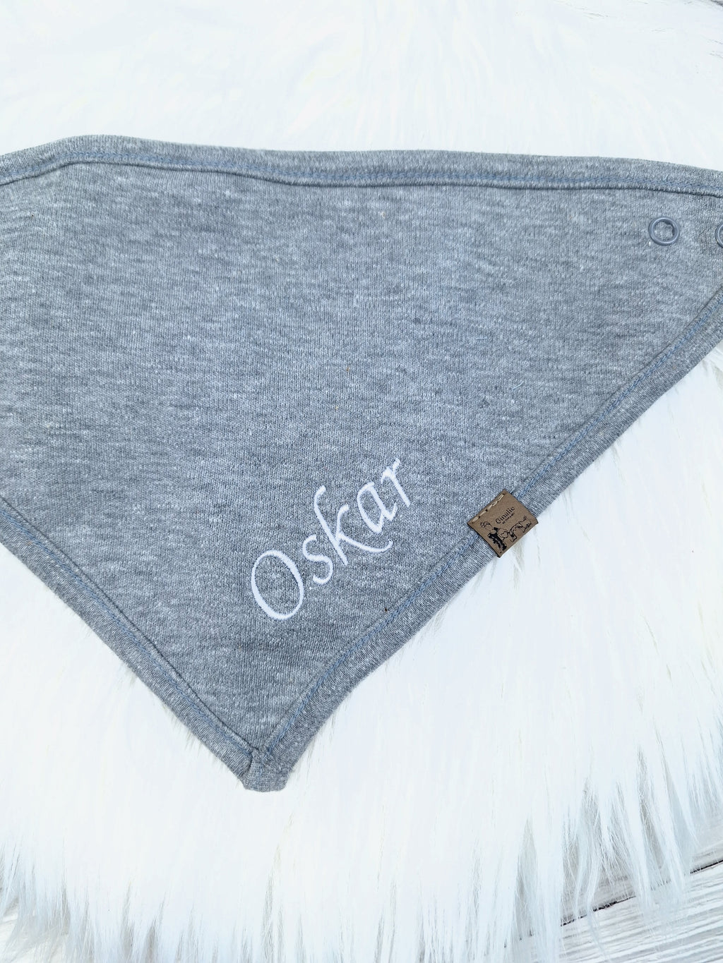 Halstuch Baby mit Namen • Bio-Baumwolle